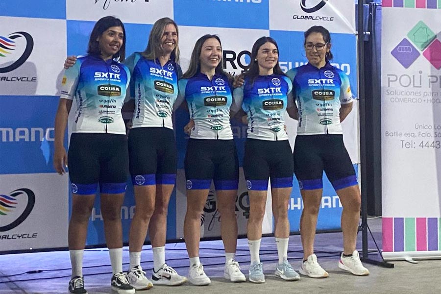 Nadia Leyes compite desde hoy en el Giro femenino de ciclismo en Uruguay