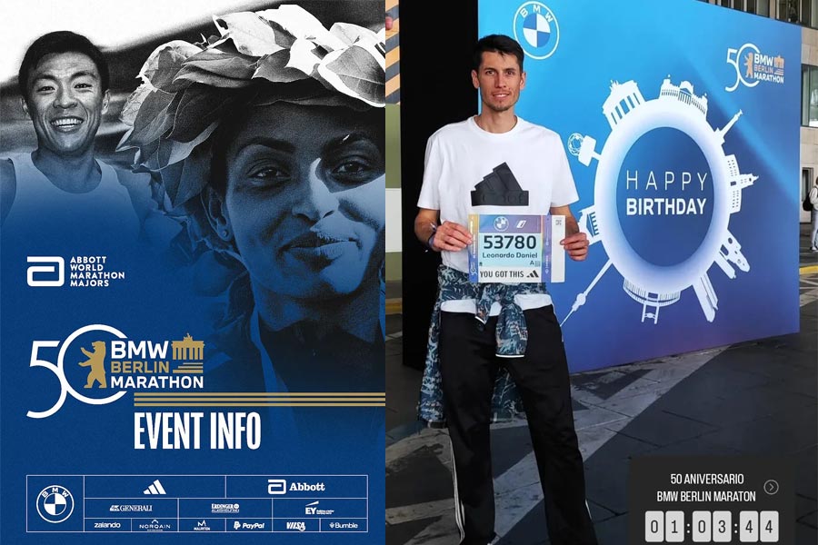 Leonardo Bouvet competirá en una de las maratones más importantes del mundo