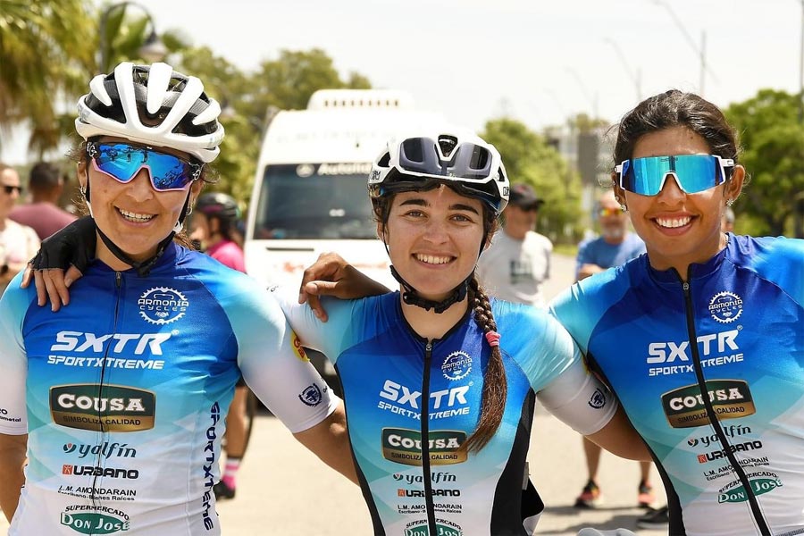 Nadia Leyes compitió en el Tour Femenino de Uruguay