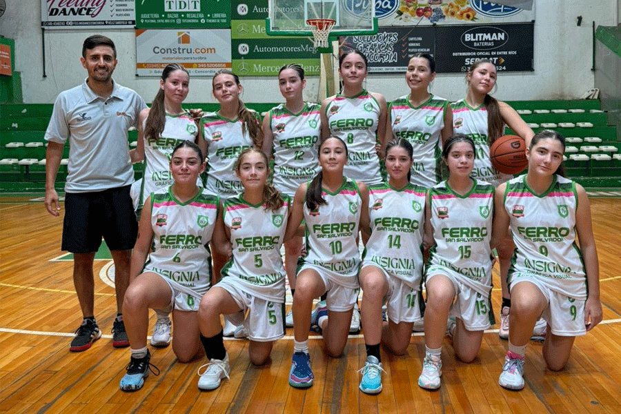 El Básquet Formativo de Ferro pone primera en la Liga Provincial