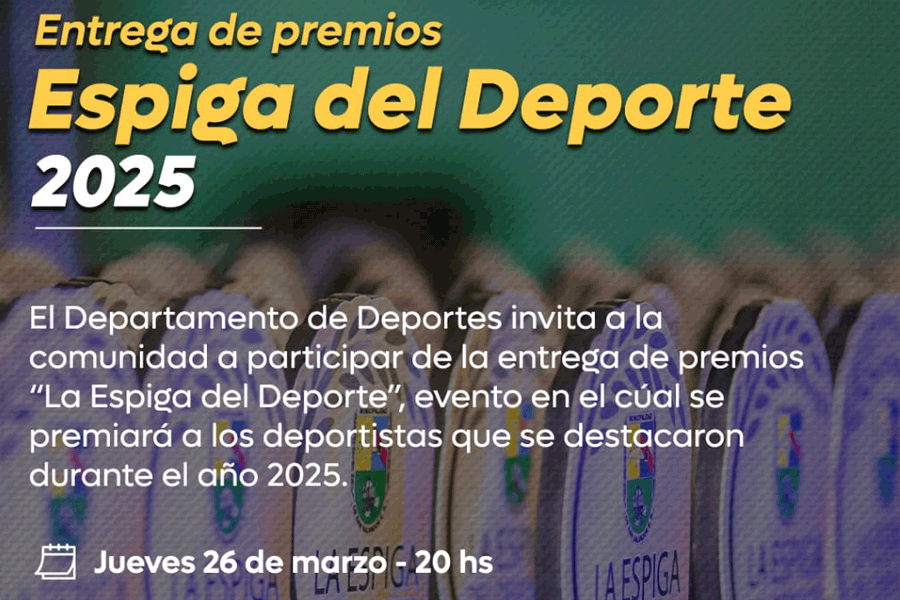 La Espiga del Deporte vuelve a reconocer a nuestros deportistas