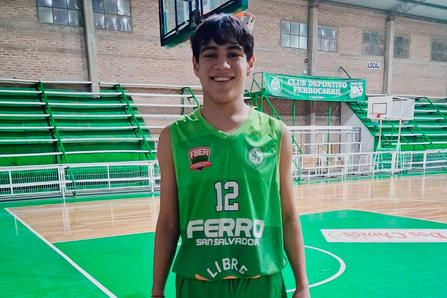 Arik Morinico fue convocado a la Preselección Entrerriana de Básquet U13