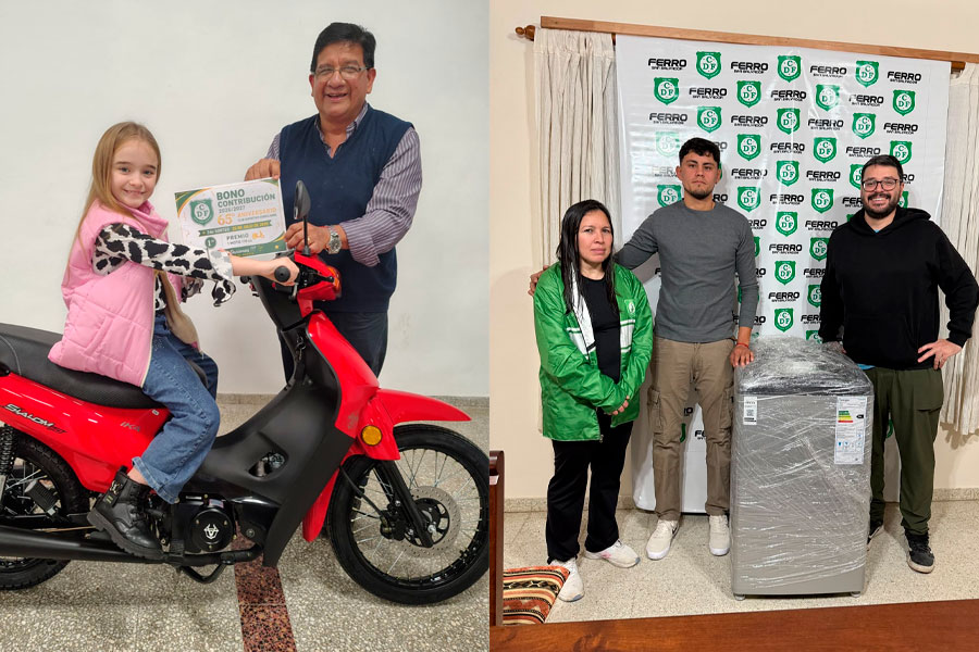Ganadores del 2° sorteo del Bono 65° aniversario de Ferro