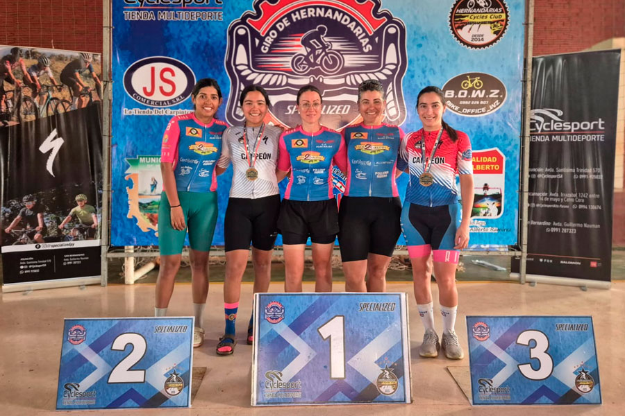 Destacada actuación de la ciclista sansalvadoreña Nadia Leyes en el Giro de Hernandarias